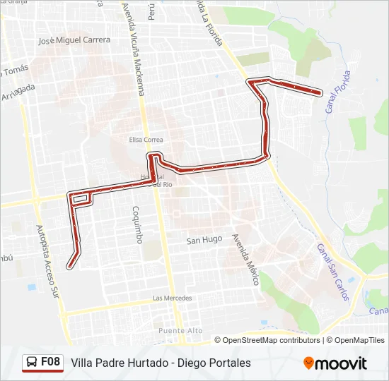 F08 Micro Line Map