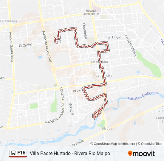 F16 Micro Line Map