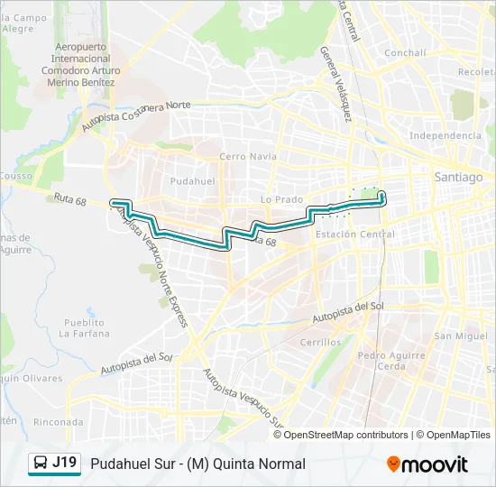 J19 Micro Line Map