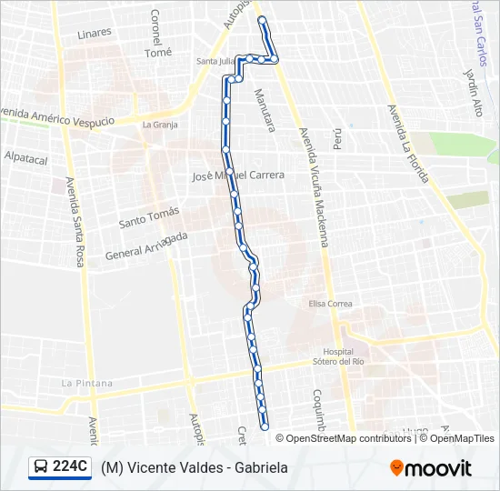 224C Micro Line Map