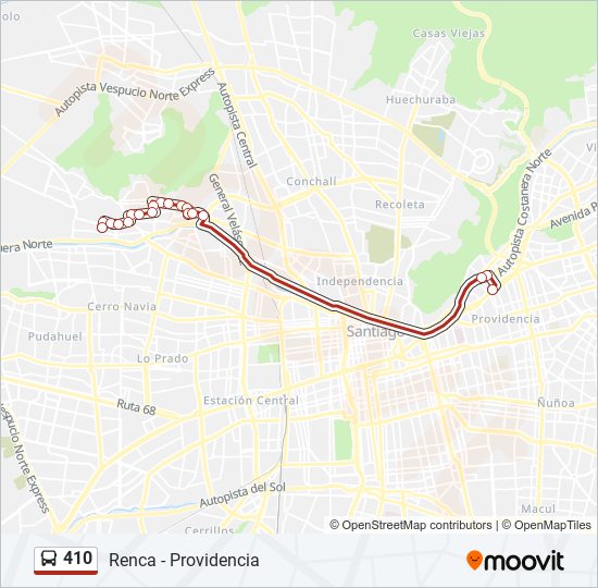 410 Micro Line Map