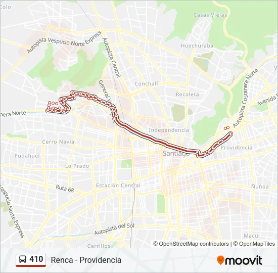410 Micro Line Map