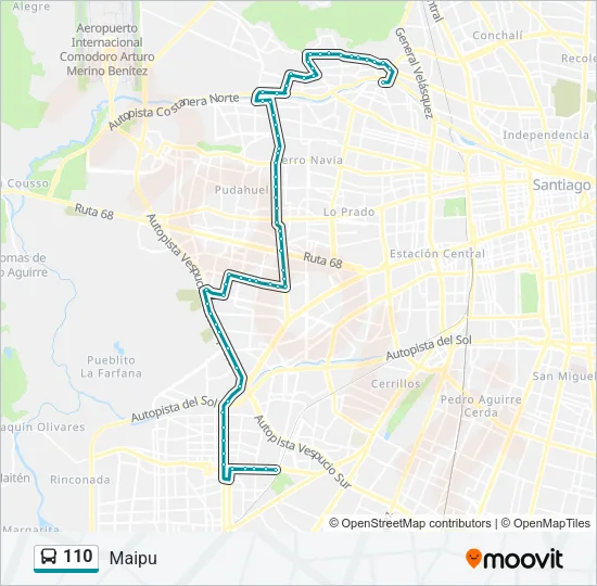 110 Micro Line Map