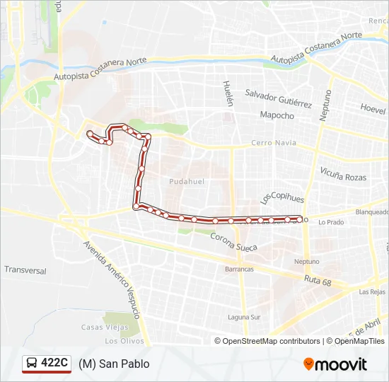 422C Micro Line Map