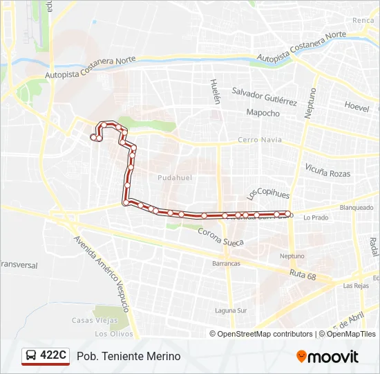 422C Micro Line Map