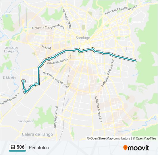 Mapa de 506 de Micro