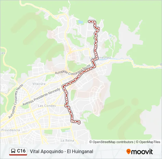 C16 Micro Line Map