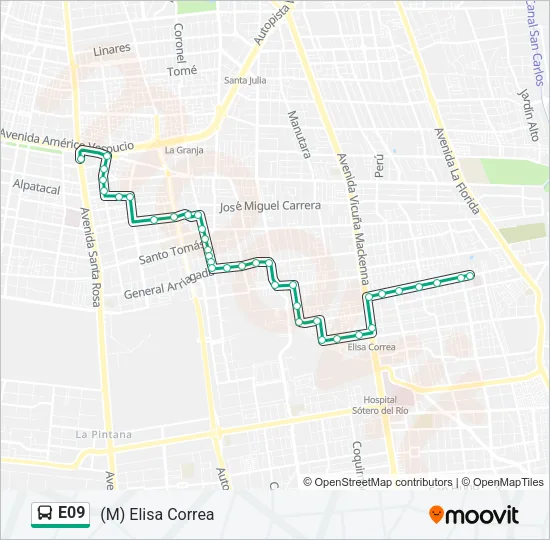 E09 Micro Line Map