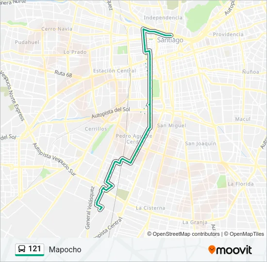 121 Micro Line Map