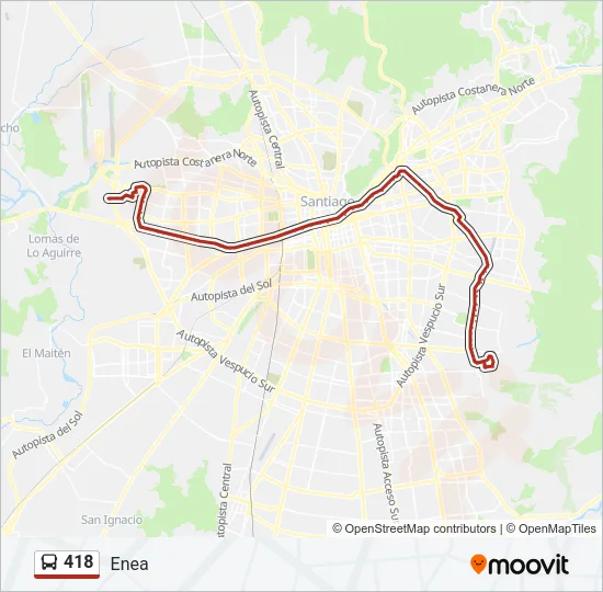 418 Micro Line Map