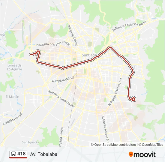 418 Micro Line Map