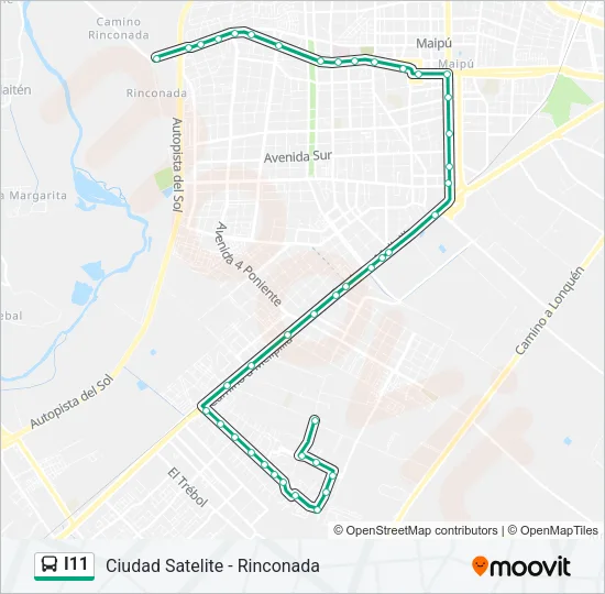 I11 Micro Line Map