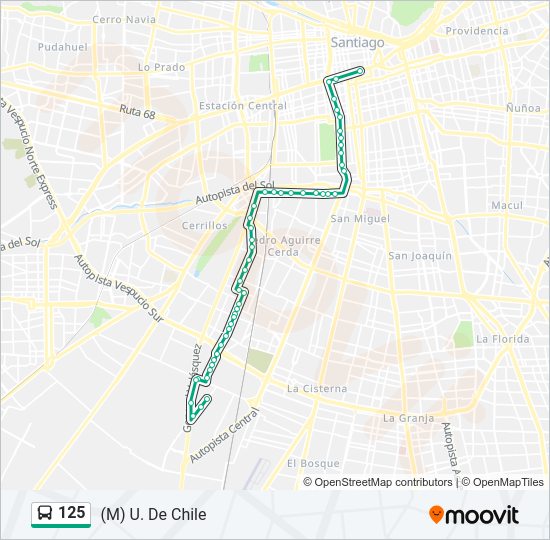 Mapa de 125 de Micro