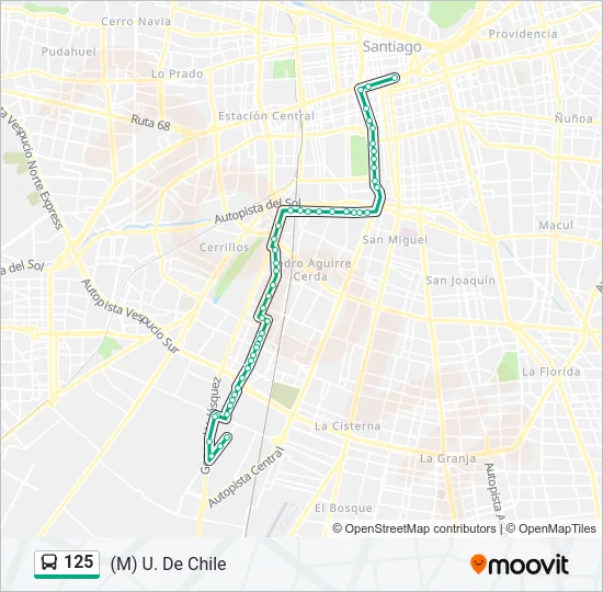 125 Micro Line Map