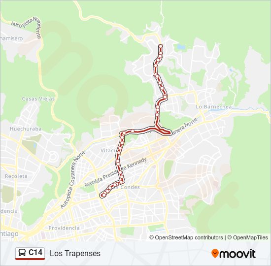 C14 Micro Line Map