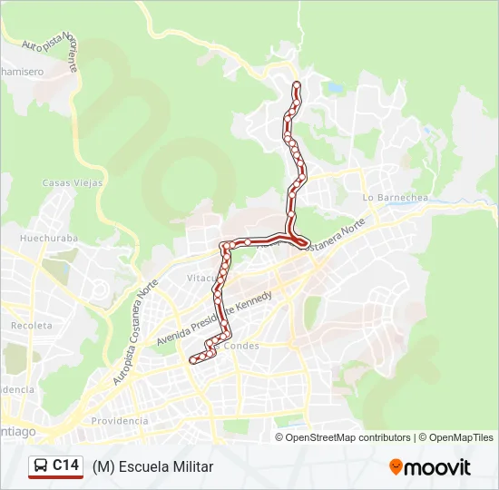 C14 Micro Line Map