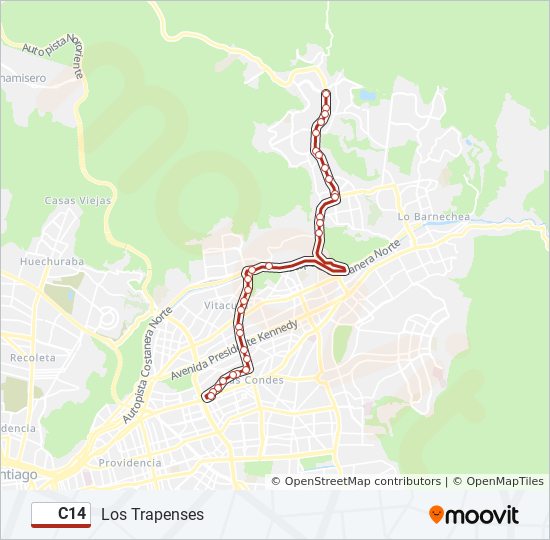 C14 Micro Line Map