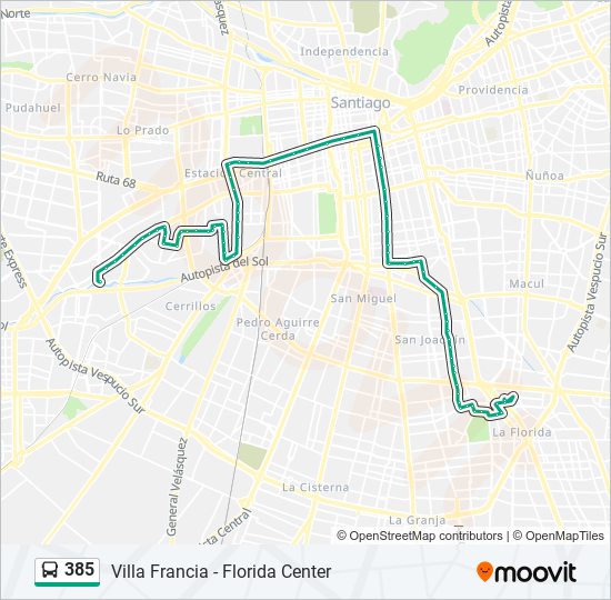 385 Micro Line Map