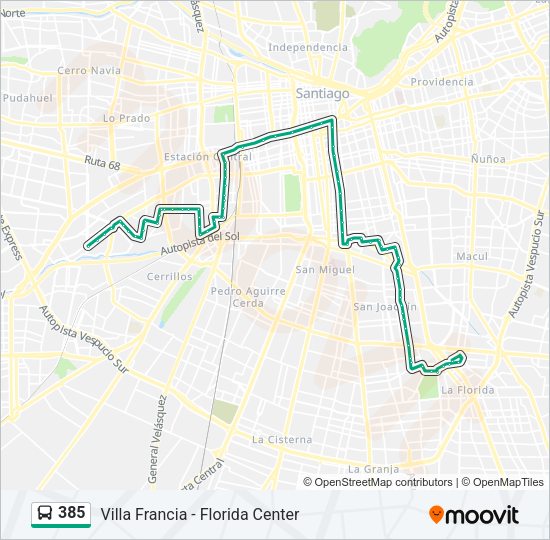Mapa de 385 de Micro
