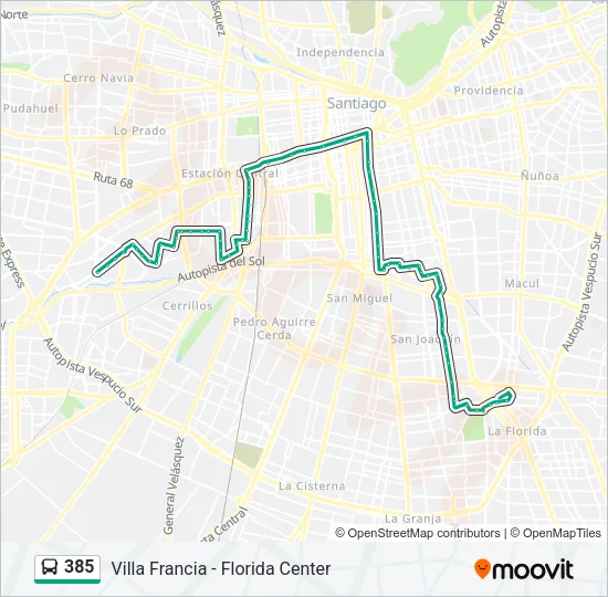 385 Micro Line Map