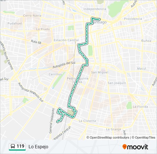 119 Micro Line Map