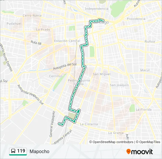 119 Micro Line Map