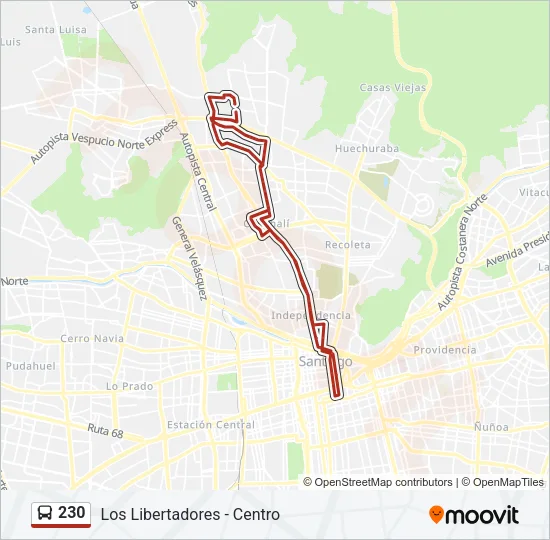 230 Micro Line Map