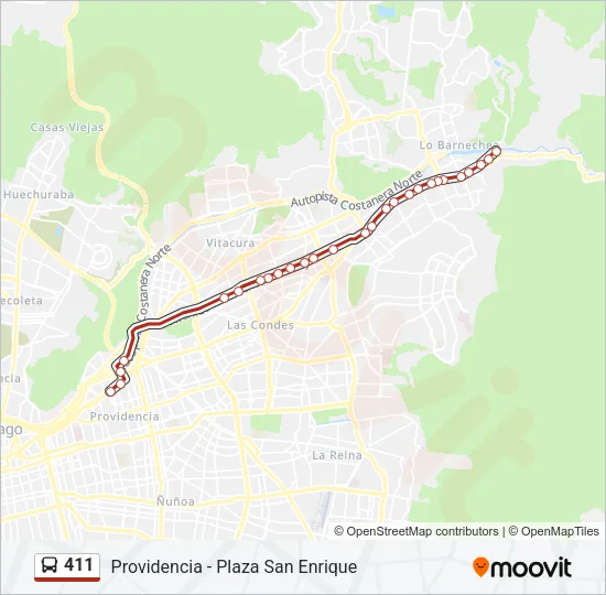 411 Micro Line Map