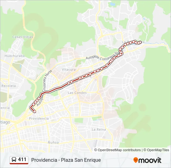 411 Micro Line Map