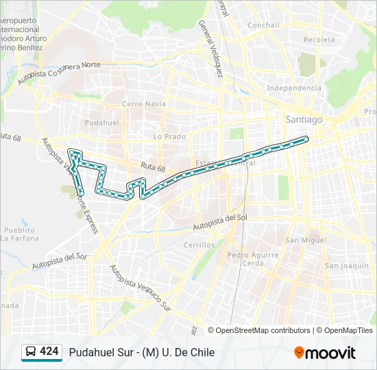 424 Micro Line Map