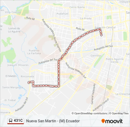 431C Micro Line Map
