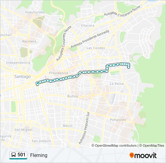 501 Micro Line Map