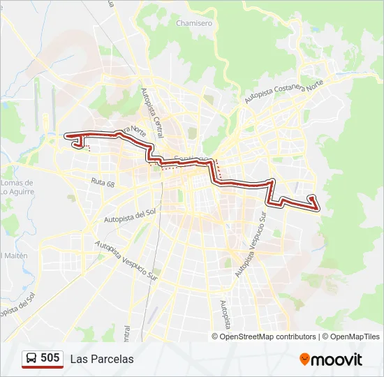 505 Micro Line Map