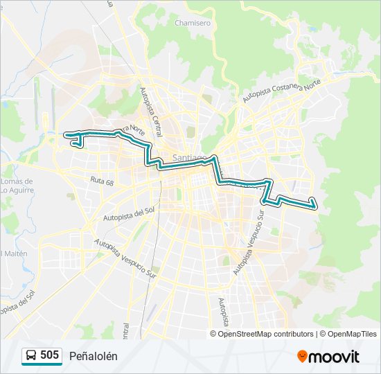 505 Micro Line Map