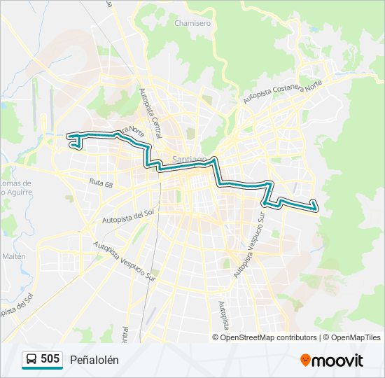 Mapa de 505 de micro