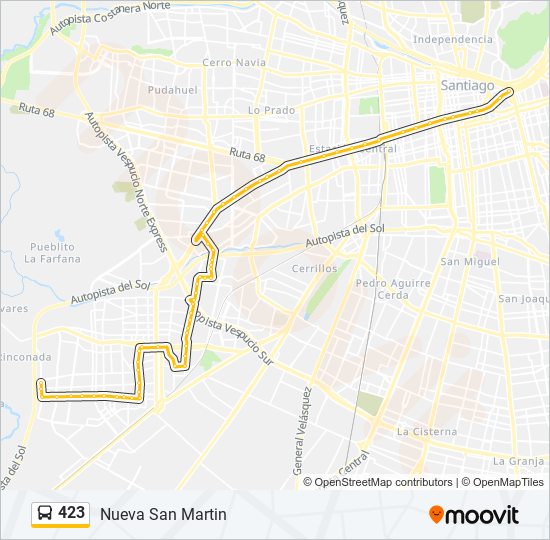 423 Micro Line Map