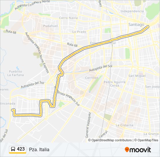 423 Micro Line Map