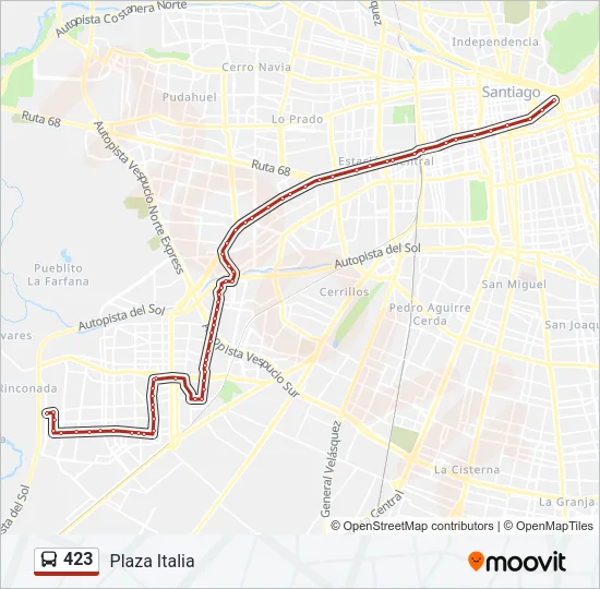 423 Micro Line Map