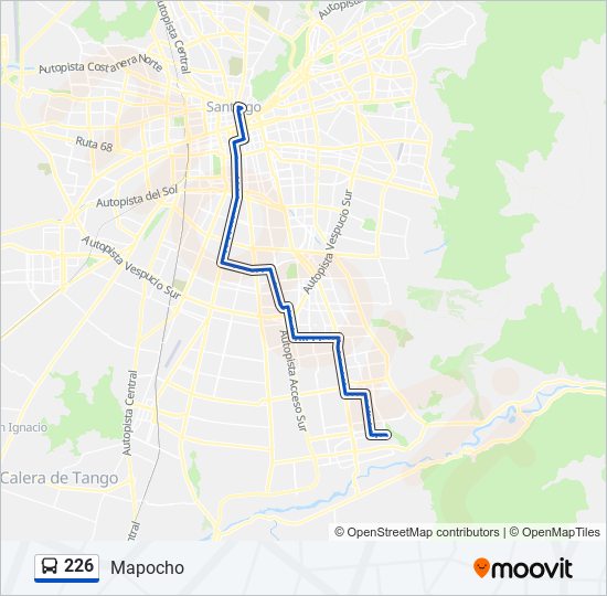 226 Route: Schedules, Stops & Maps - Mapocho (Updated)