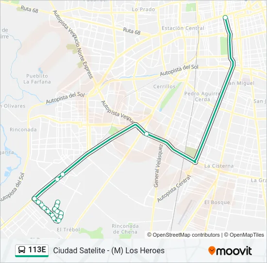 113E Micro Line Map