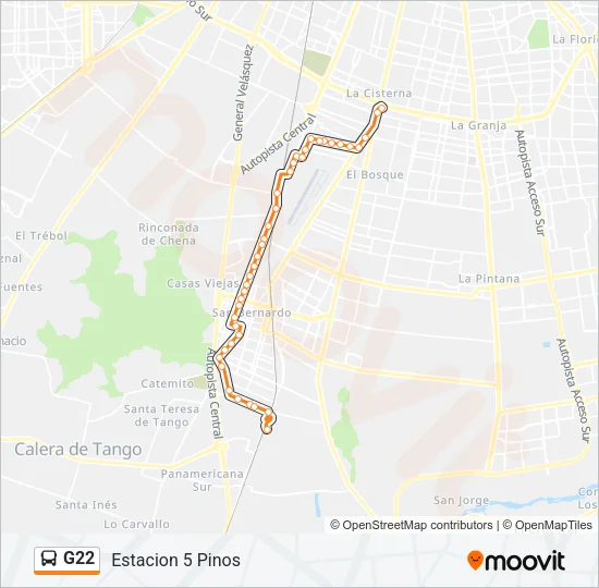 G22 Micro Line Map