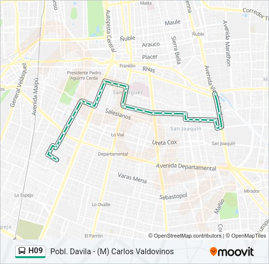Mapa de H09 de Micro