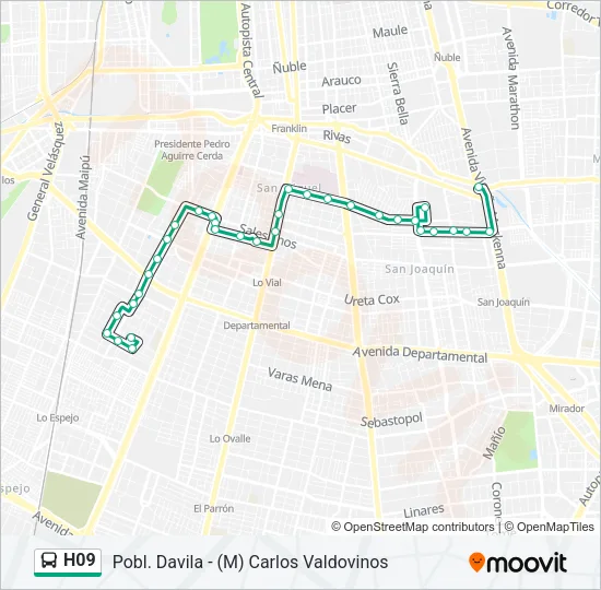 H09 Micro Line Map