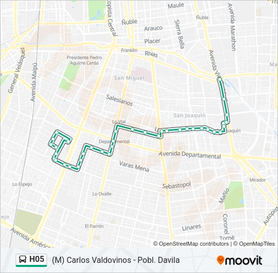 Mapa de H05 de Micro