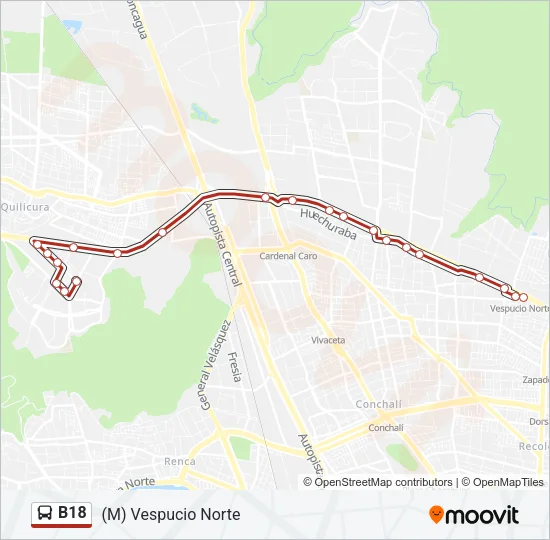 B18 Micro Line Map
