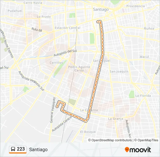223 Micro Line Map