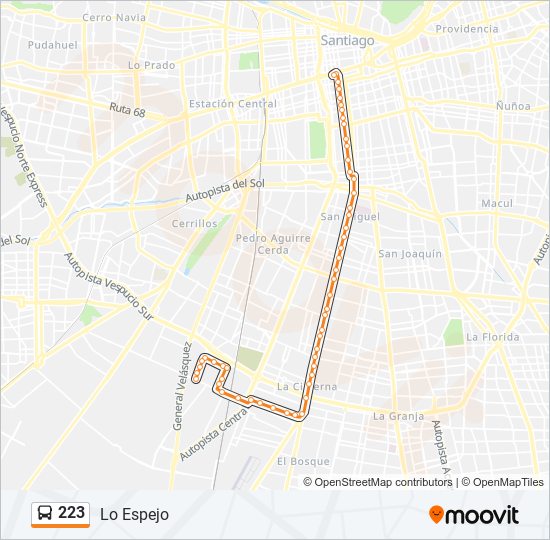 223 Micro Line Map