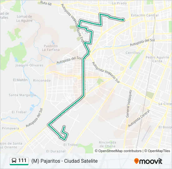 111 Micro Line Map