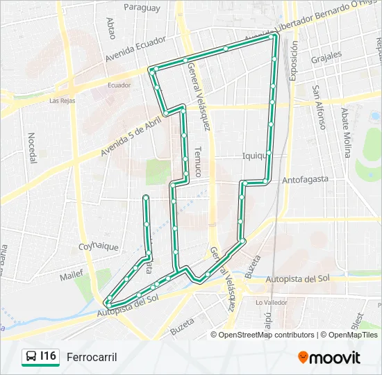 I16 Micro Line Map