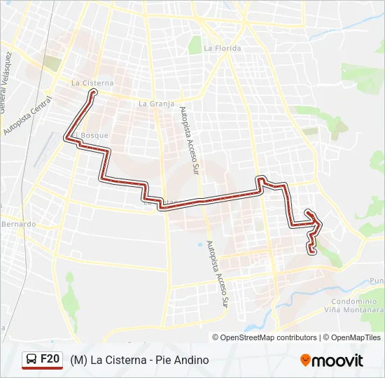 F20 Micro Line Map